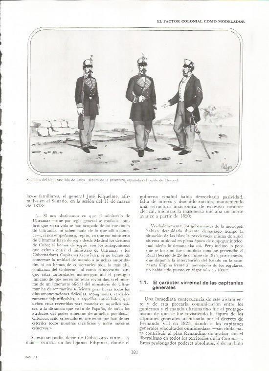 LAMINA 23440: Soldados del siglo XIX en la isla de Cuba