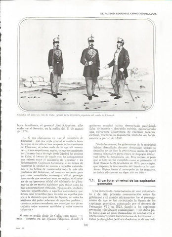LAMINA 23440: Soldados del siglo XIX en la isla de Cuba