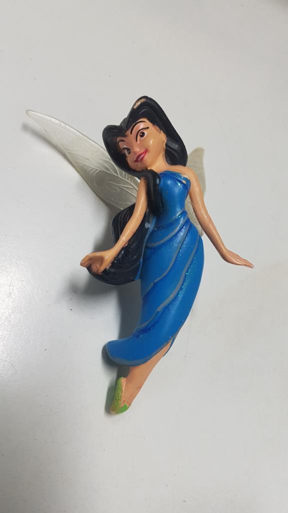 Figura de resina: Hadas Disney. Silvermist. Pintura saltada en algunas zonas