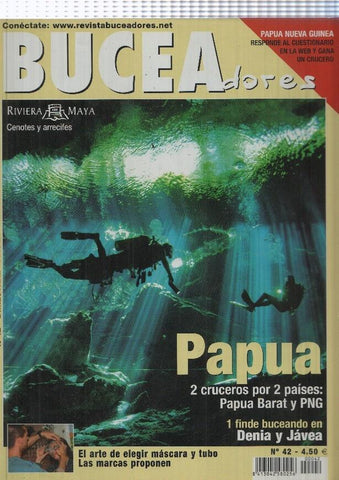 Revista bimestral Buceadores numero 42, 1998 : Riviera Mara, Cenotes y Arrecifes
