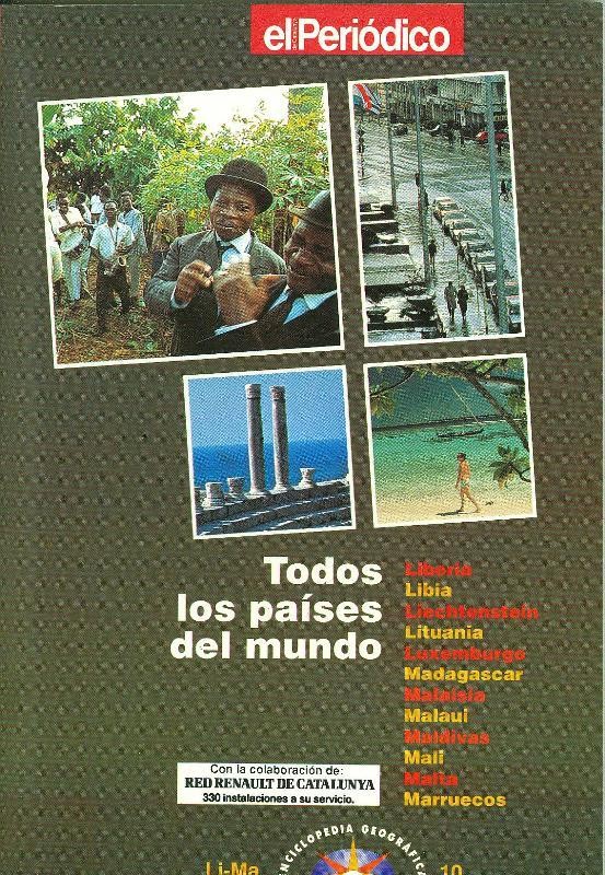 Todos los paises del Mundo volumen 10: Liberia, Libia, Liechtenstein, Lituania, Luxemburgo, 