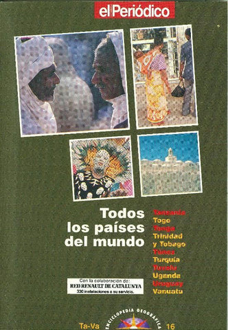 Todos los paises del Mundo volumen 16: Tanzaia, Togo, Tonga, Trinidad y Tobago, Tunez, 