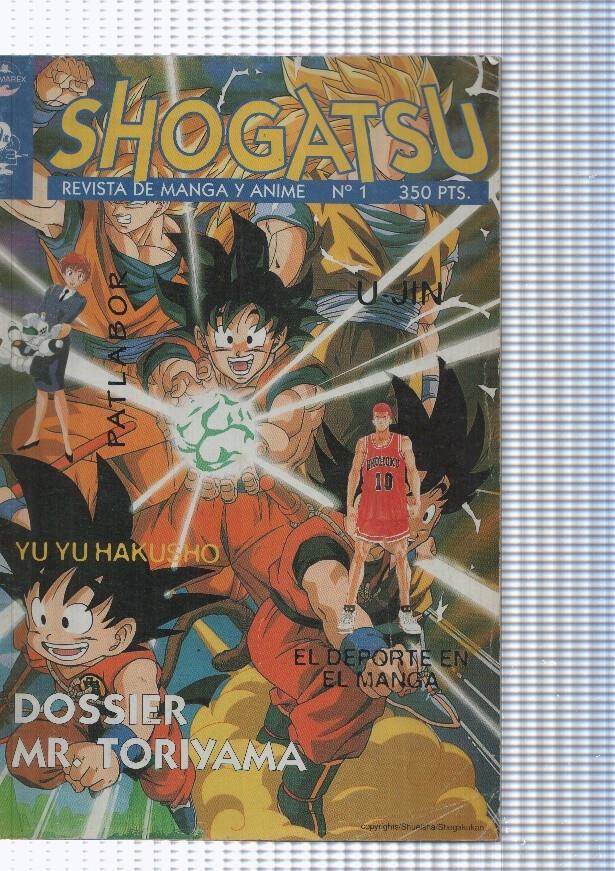 Shogatsu numero 01 revista de Manga y Anime, coniene: El deporte en el Manga