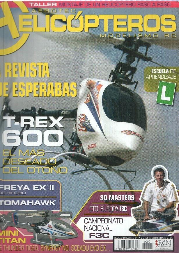 Aerotec Helicopteros Modelismo RC numero 1:  Montaje de un Helicopteropaso a paso-