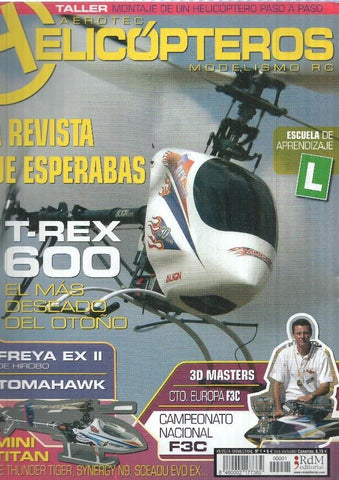 Aerotec Helicopteros Modelismo RC numero 1:  Montaje de un Helicopteropaso a paso-