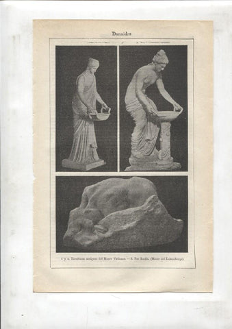 LAMINA ESPASA 34836: Estatuas de Danaides