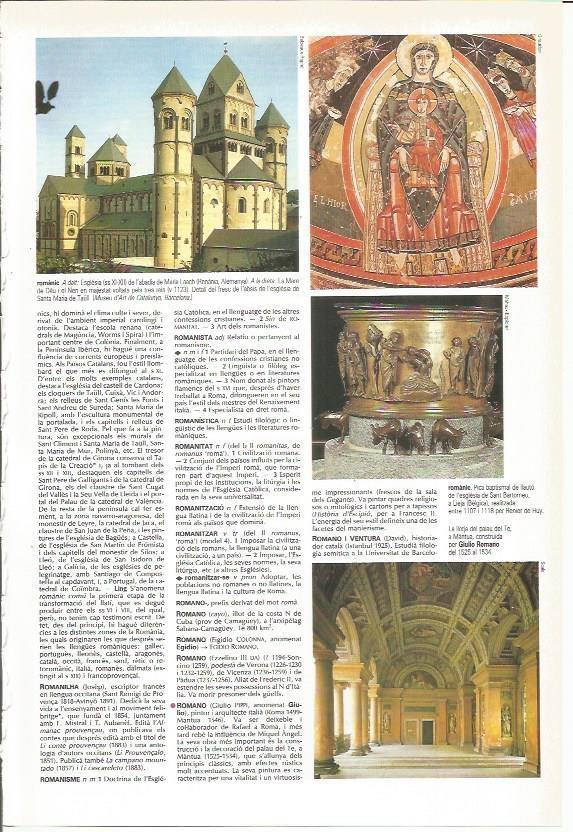 LAMINA 24371: Iglesia de Maria Laaach, Alemania y Virgen Maria de Taull