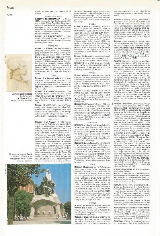 LAMINA 24364: Monumento al doctor Robert en Barcelona