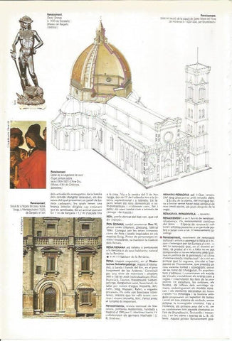 LAMINA 24346: Seccion de la cupula de Santa Maria del Fiore en Florencia