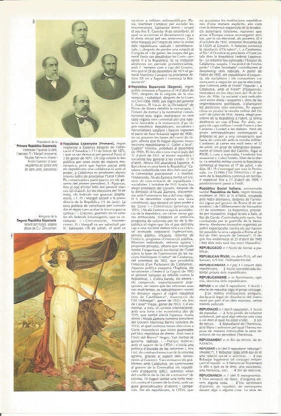 LAMINA 24350: Alegoria de la Segunda Republica Española, por Kunzli