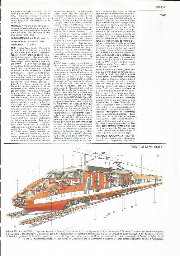 LAMINA 24426: Tren de alta velocidad