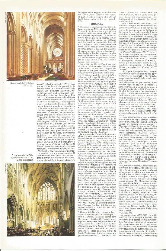 LAMINA 24341: Catedrales de Durham y Wells