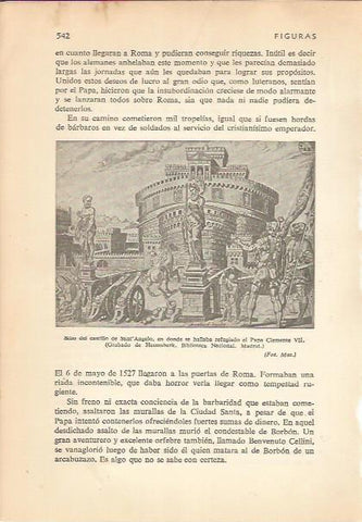 LAMINA 24278: Sitio del castillo de Sant Angelo en Roma