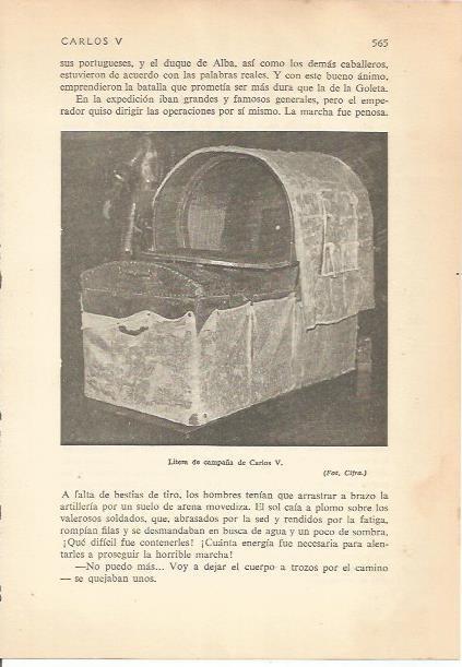 LAMINA 24285: Litera de campaña de Carlos V