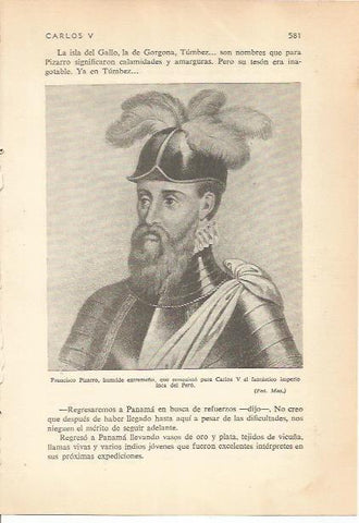 LAMINA 24291: Francisco Pizarro