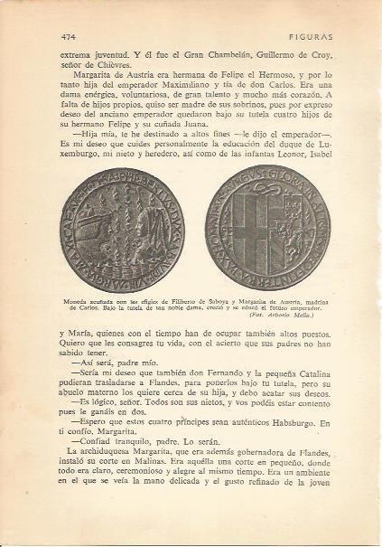 LAMINA 24259: Monedas de Filiberto de Saboya y Margarita de Austria