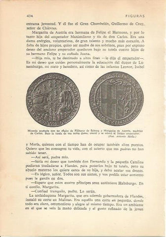 LAMINA 24259: Monedas de Filiberto de Saboya y Margarita de Austria