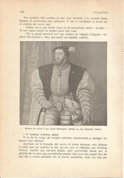 LAMINA 24263: Carlos I, por Jakob Seisenegger