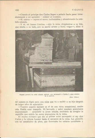 LAMINA 24264: Organo portatil de Carlos I