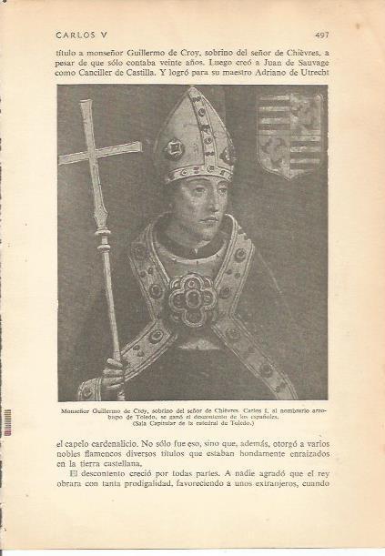 LAMINA 24266: Monseñor Guillermo de Croy, arzobispo de Toledo