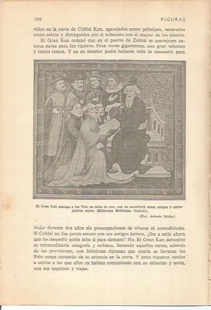 LAMINA 24329: Entrega a los hermanos Polo de la tabla de oro