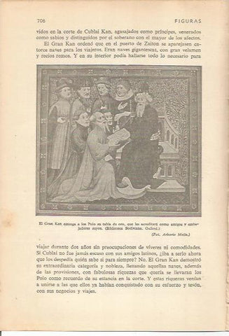 LAMINA 24329: Entrega a los hermanos Polo de la tabla de oro