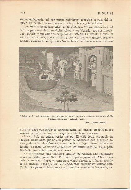 LAMINA 24331: Desembarco de Marco Polo en Ormuz