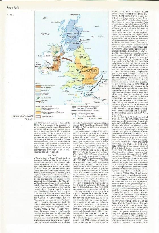 LAMINA 24340: Mapa de las Islas Britanicas en el siglo XVII