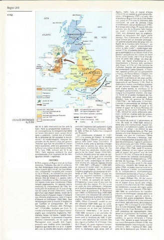 LAMINA 24340: Mapa de las Islas Britanicas en el siglo XVII