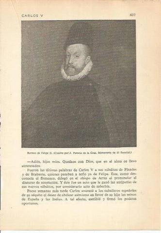 LAMINA 24299: Felipe II, por Pantoja de la Cruz