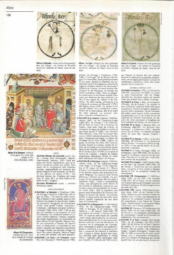 LAMINA 24554: Alfonso el Guerro y Alfonso II el Benigno
