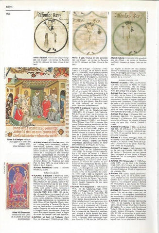 LAMINA 24554: Alfonso el Guerro y Alfonso II el Benigno