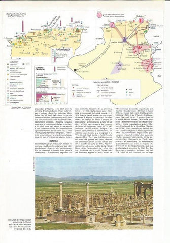 LAMINA 24556: Mapa de la economia de Argelia