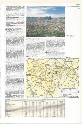 LAMINA 24547: Mapa de Alcoy y alrededores