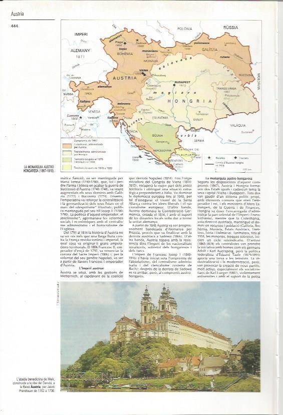LAMINA 24606: Mapa del Imperio Austro Hungaro entre 1867-1918