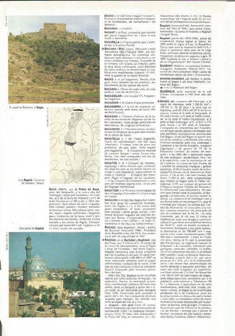 LAMINA 24615: Castillo de Balsareny y vista parcial de Bagdad
