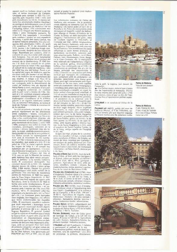 LAMINA 24474: Puerto, catedral y Casa de Oleza en Palma de Mallorca