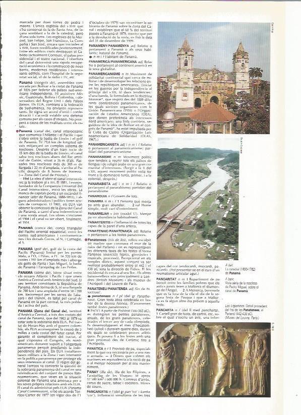 LAMINA 24477: Catedrald e Panama y friso de las Panateneas