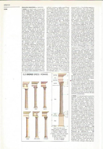 LAMINA 24455: Ordenes de Grecia y Roma
