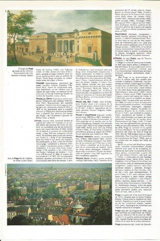 LAMINA 24512: Vista de Praga y el Museo del Prado