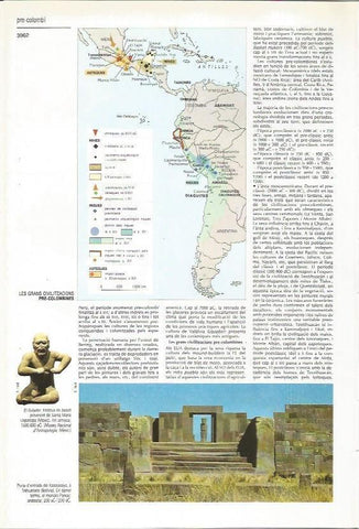 LAMINA 24513: Mapa de las culturas precolombinas