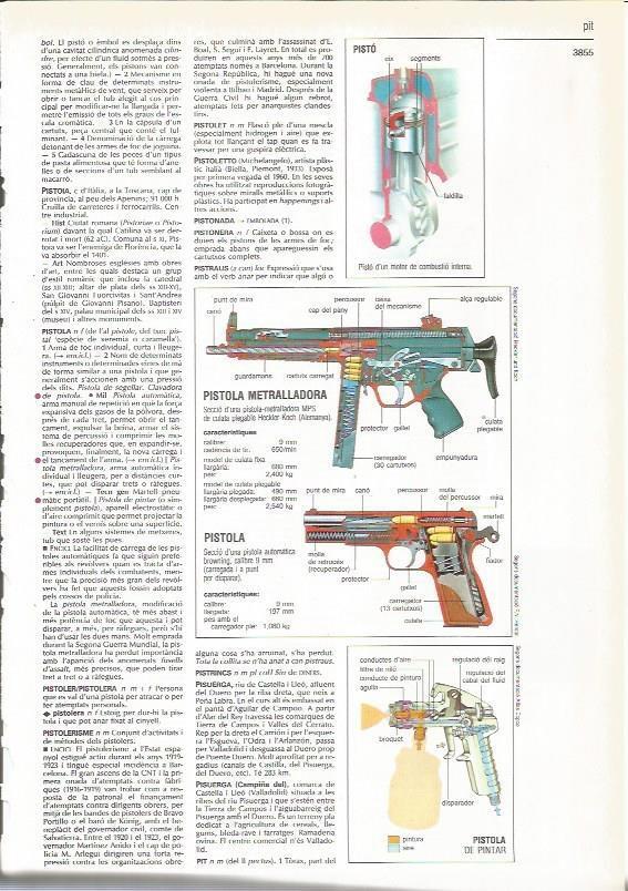 LAMINA 24499: Esquema de pistolas