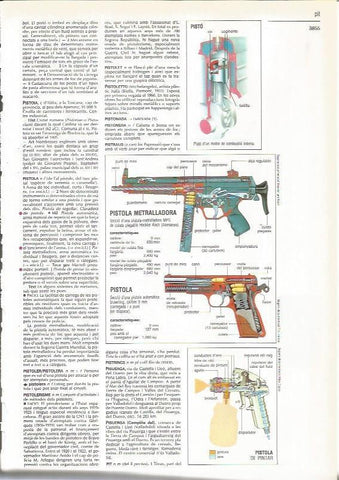 LAMINA 24499: Esquema de pistolas
