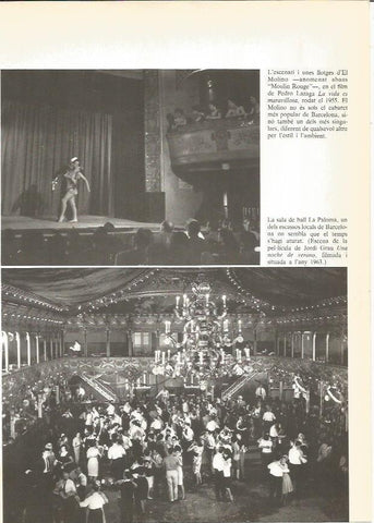 LAMINA 24001: Escenario de El Molinio y La Paloma, Barcelona