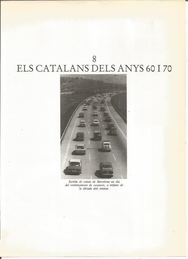 LAMINA 24002: Salida de coches en la autopista de Barcelona