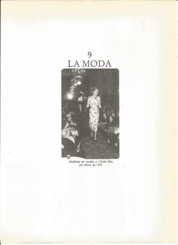 LAMINA 24007: Desfile de moda en el Hotel Ritz de Barcelona. 1955