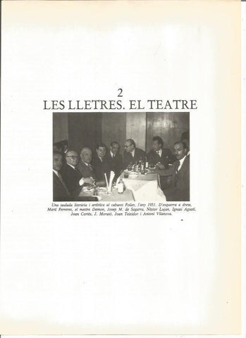 LAMINA 24016: Josep M Sagarra, Nestor Lujan en el cabaret Folies 1951