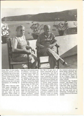 LAMINA 24017: Carles Riba y Clementina Arderiu en Cadaques. 1953
