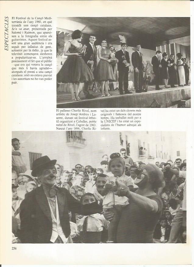 LAMINA 23999: Charlie Rivel en Cubelles en 1963