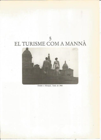LAMINA 23979: Turistas en Montjuic en 1963